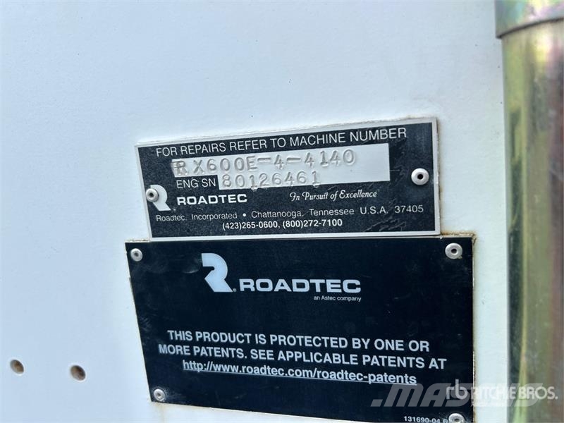 Roadtec RX600e-4 Tracked Cold Planer ماكينات الكشط البارد للأسفلت