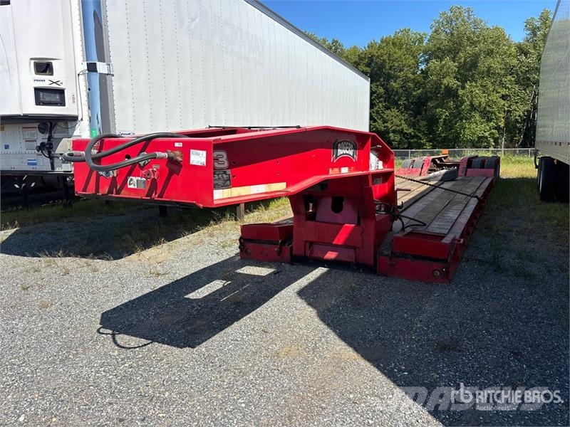 Rogers 50 ton Tri/A Removable Gooseneck Lowboy Trailer Pranchas / Carrega-tudo
