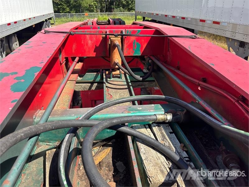 Rogers 50 ton Tri/A Removable Gooseneck Lowboy Trailer Pranchas / Carrega-tudo