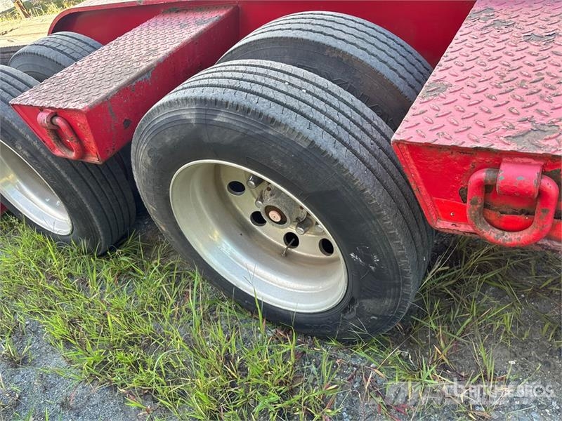 Rogers 50 ton Tri/A Removable Gooseneck Lowboy Trailer Pranchas / Carrega-tudo