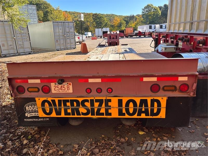 Rogers T/A Lowboy Trailer لوادر منخفضة