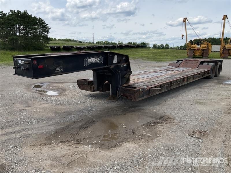 Rogers TH35DSF20-57-P20 T/A Double Drop Removable Goosene Low loaders