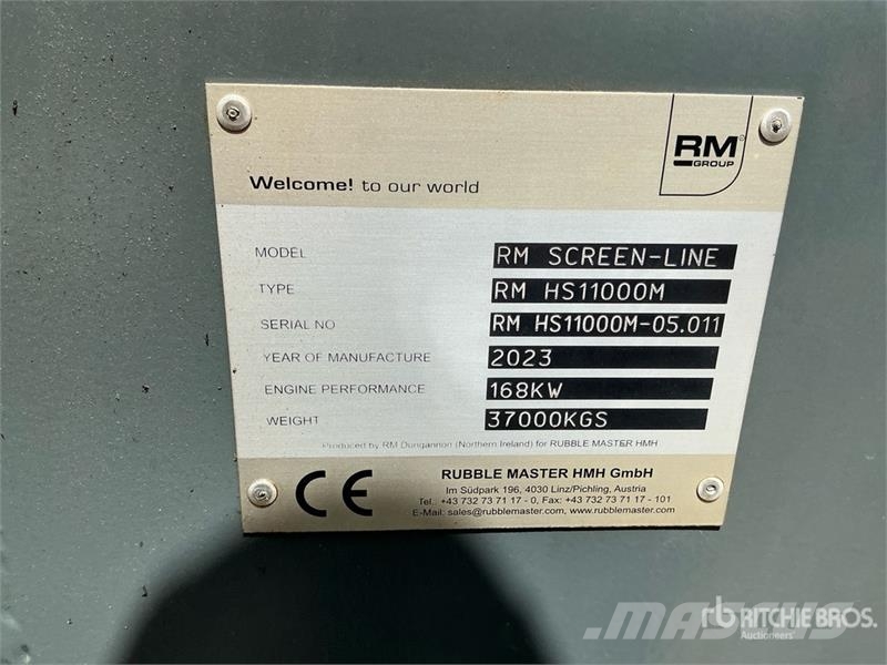 Rubble Master HS11000M Tracked Screen Plant (Unused) غرابيل