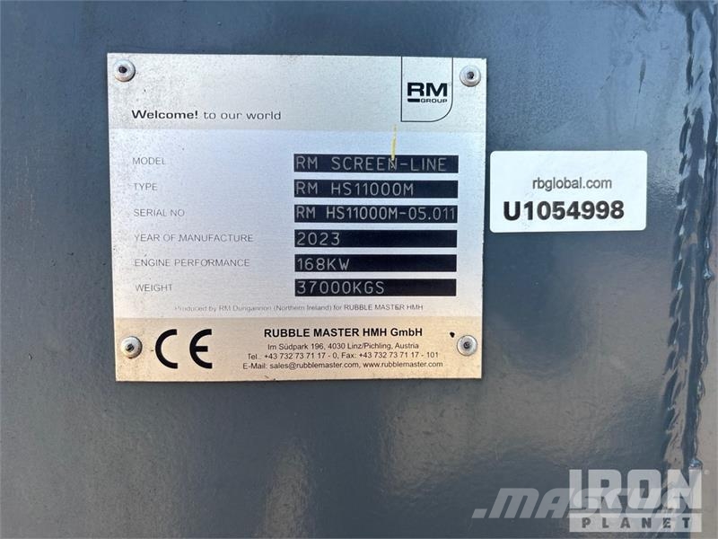 Rubble Master HS11000M Tracked Screen Plant (Unused) غرابيل
