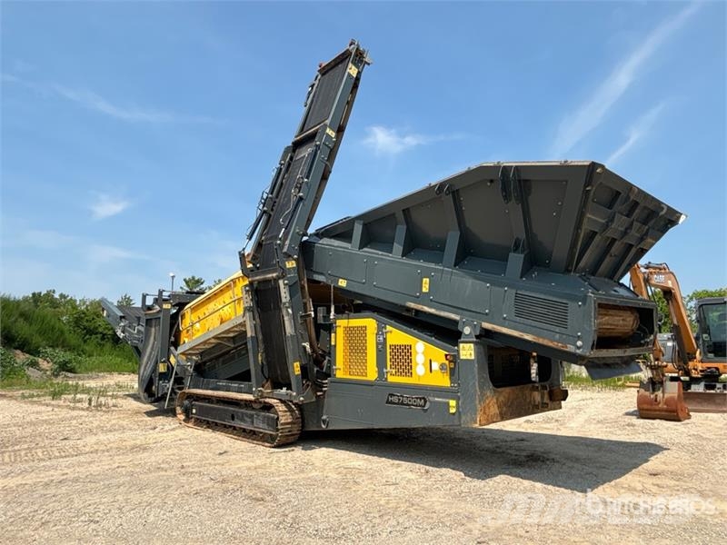 Rubble Master HS7500M Zeefinstallatie