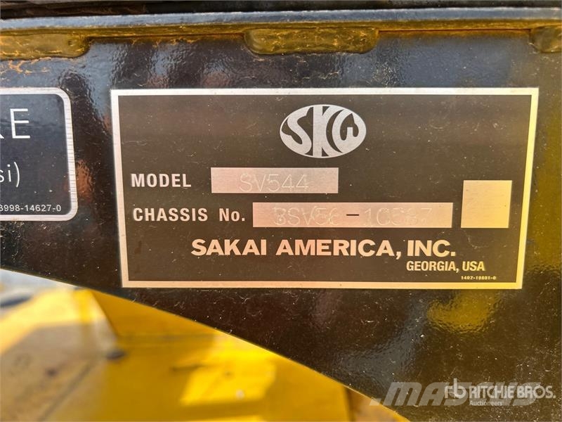Sakai SV544D Smooth Drum Compactor Tek tamburlu silindirler