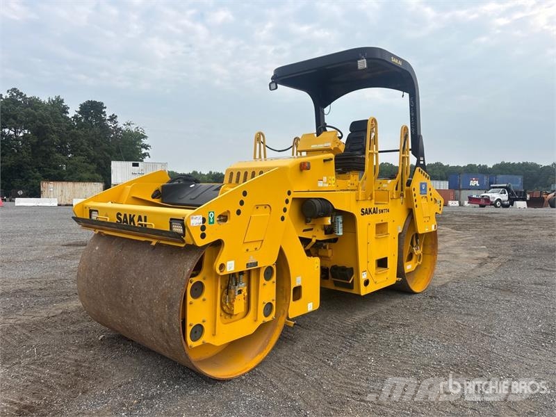 Sakai SW774 Double Drum Roller Οδοστρωτήρες διπλού κυλίνδρου