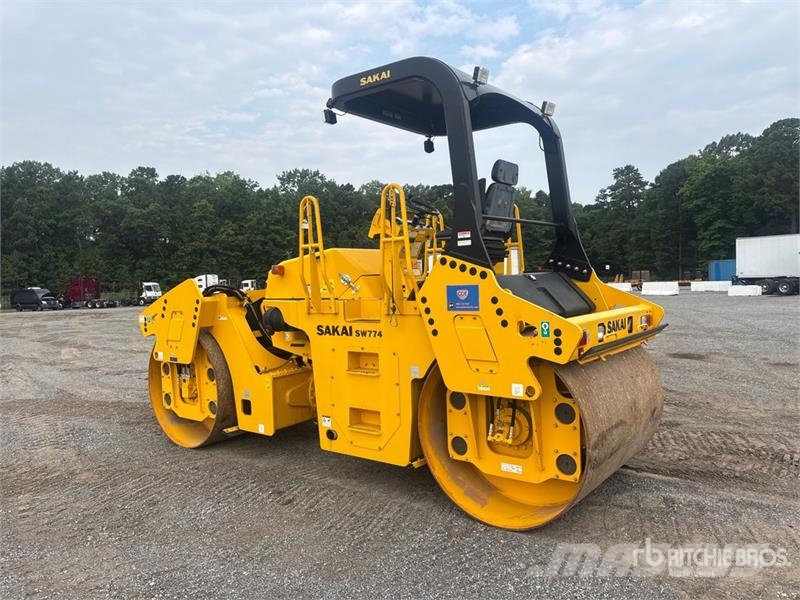 Sakai SW774 Double Drum Roller Οδοστρωτήρες διπλού κυλίνδρου