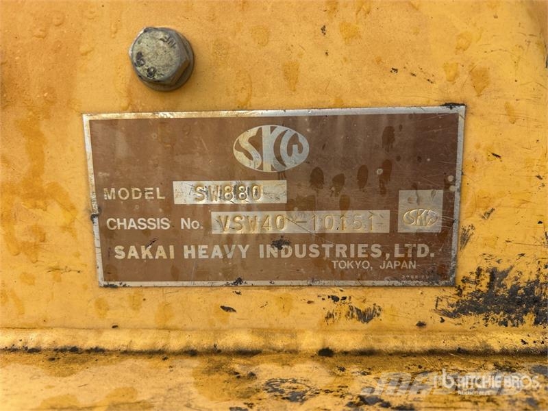 Sakai SW880 Double Drum Roller Çift tamburlu silindirler