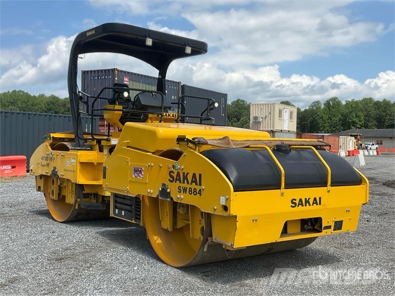 Sakai SW884 Double Drum Roller Οδοστρωτήρες διπλού κυλίνδρου