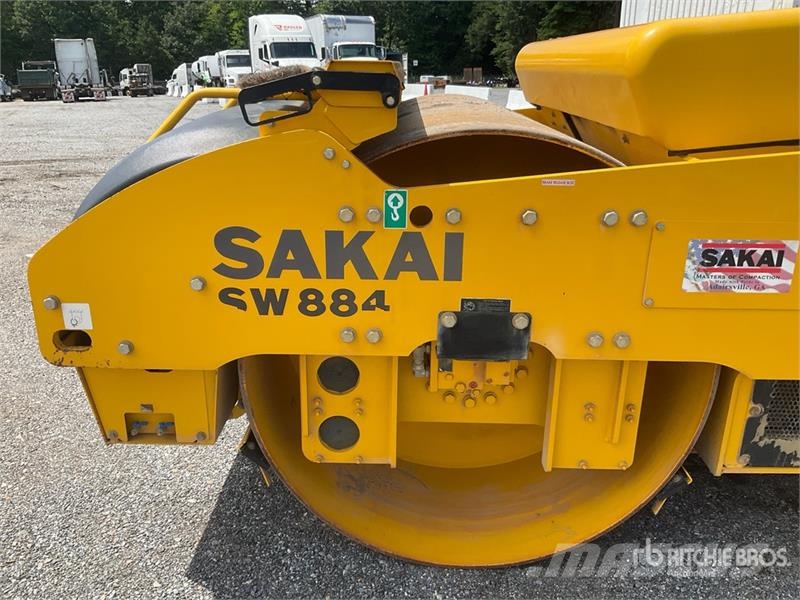 Sakai SW884 Double Drum Roller Οδοστρωτήρες διπλού κυλίνδρου