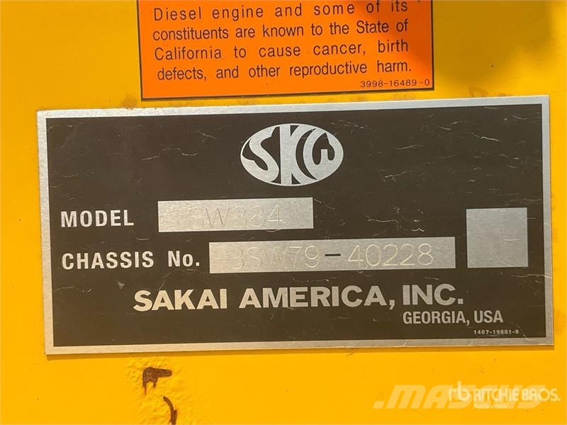 Sakai SW884 Double Drum Roller Οδοστρωτήρες διπλού κυλίνδρου