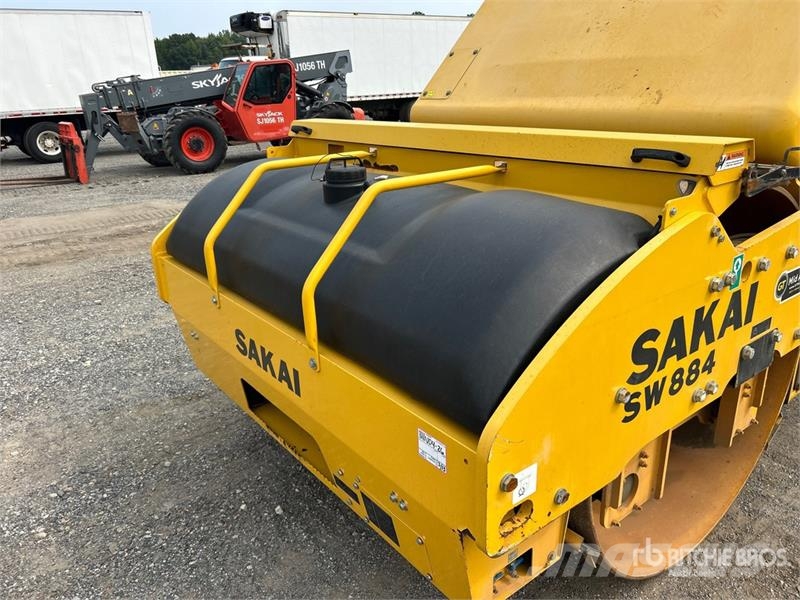 Sakai SW884 Double Drum Roller Οδοστρωτήρες διπλού κυλίνδρου