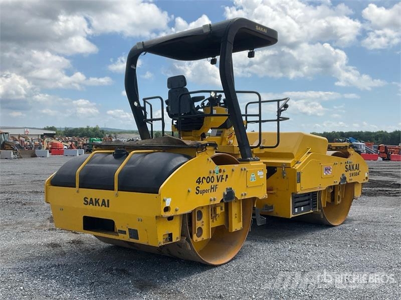 Sakai SW884 Double Drum Roller Οδοστρωτήρες διπλού κυλίνδρου