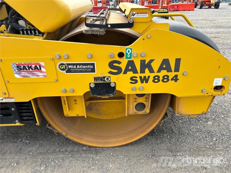 Sakai SW884 Double Drum Roller Οδοστρωτήρες διπλού κυλίνδρου