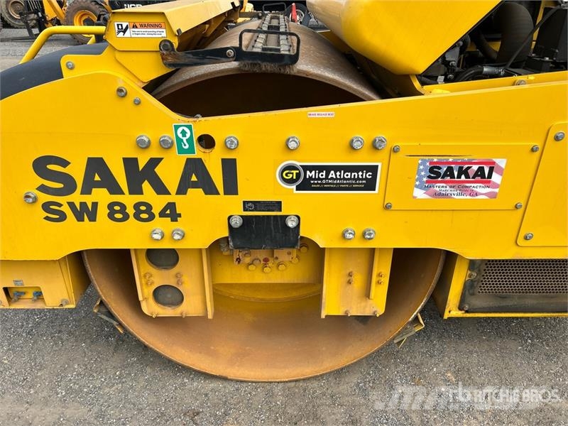Sakai SW884 Double Drum Roller Οδοστρωτήρες διπλού κυλίνδρου