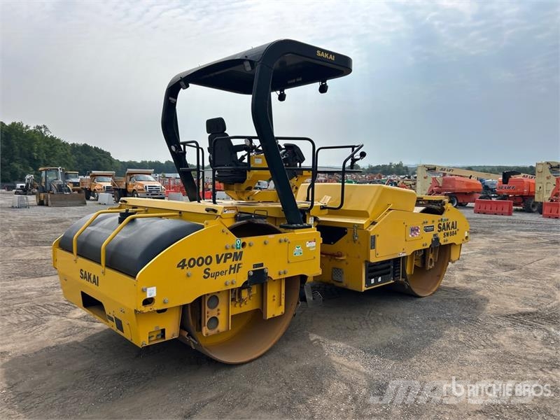 Sakai SW884 Double Drum Roller Οδοστρωτήρες διπλού κυλίνδρου