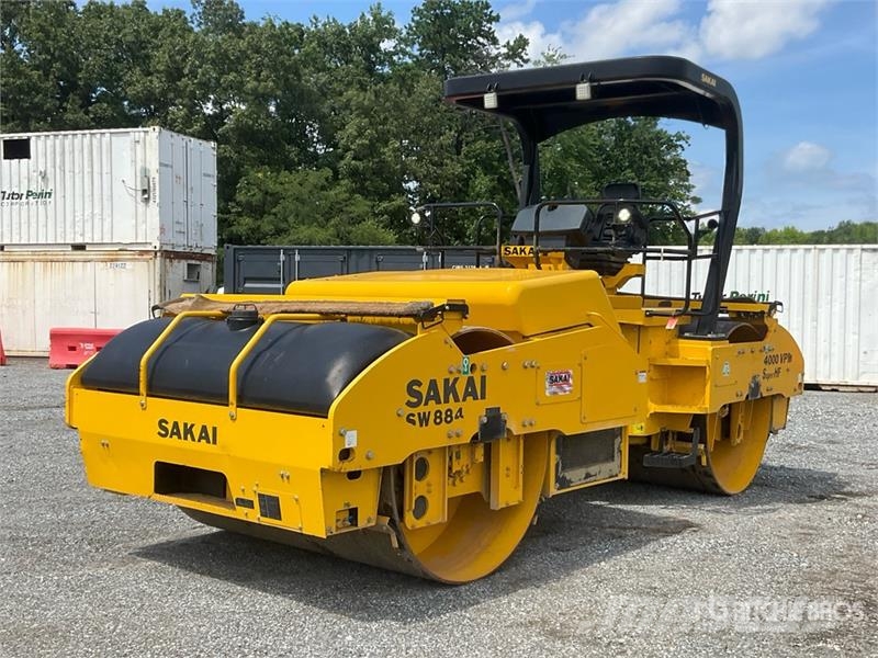 Sakai SW884 Double Drum Roller Οδοστρωτήρες διπλού κυλίνδρου