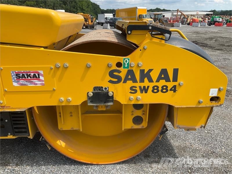Sakai SW884 Double Drum Roller Οδοστρωτήρες διπλού κυλίνδρου