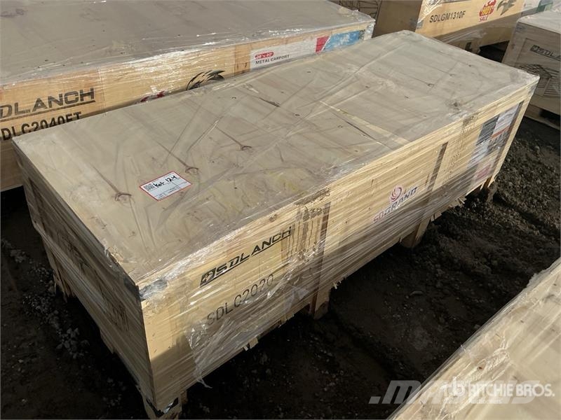 SDLC2020 20 ft x 20 ft Carport (Unused) Çelik çerçeveli yapılar