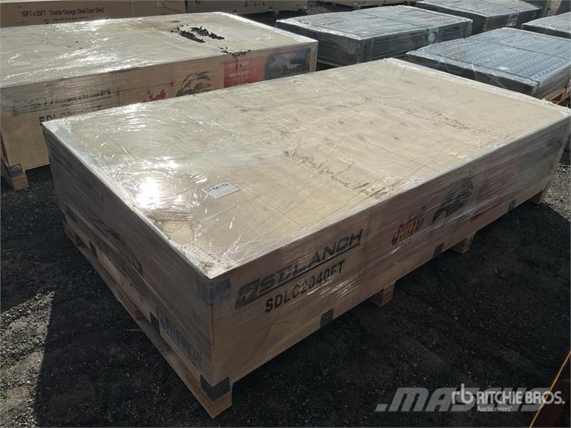 SDLC2040FT Multi-Use Metal Shed (Unused) Çelik çerçeveli yapılar