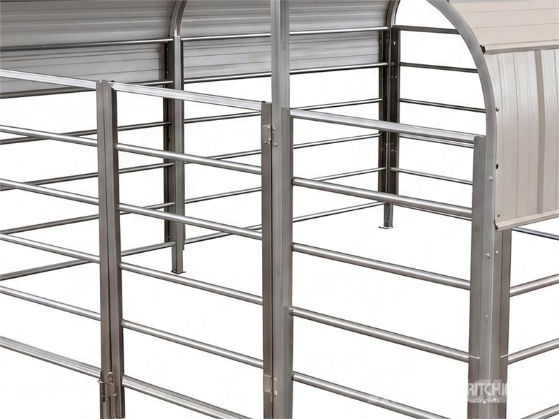 SDLGM1310F 13 ft x 10 ft Galvanized Metal Livestoc Andre staldmaskiner