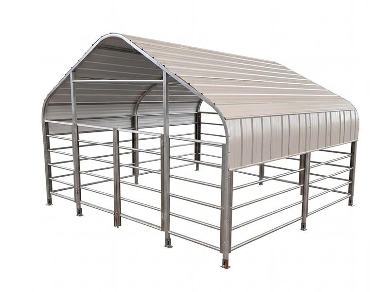 SDLGM1310F 13 ft x 10 ft Galvanized Metal Livestoc Andre staldmaskiner