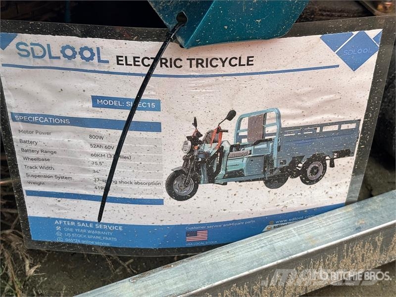 SDLOOL SL-EC15 Electric Trike (Unused) PKWs