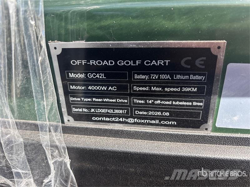 SDLOOL SL-GC42L Electric Off-Road Golf Cart (Unuse Golfbilar