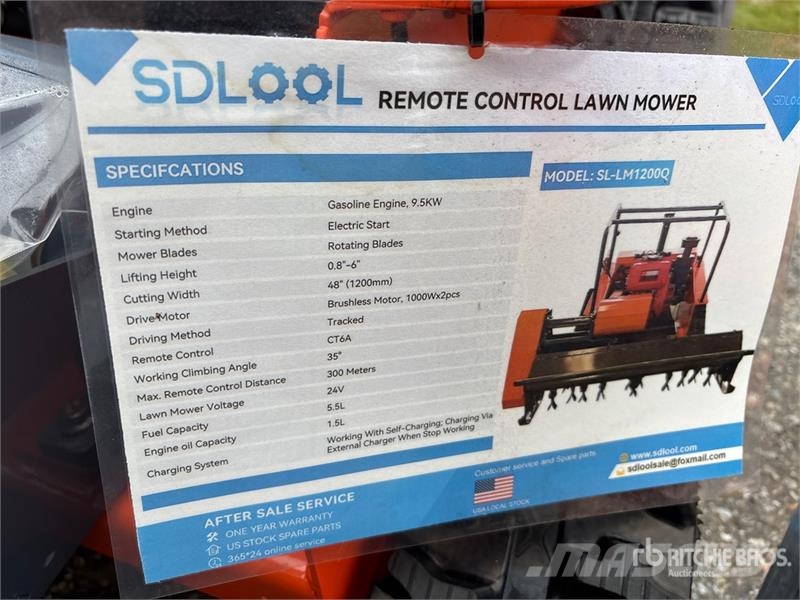 SDLOOL SL-LM1200Q 48 in Tracked Remote Controlled  Kosilice