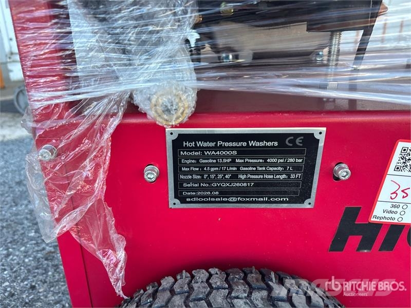  SDLOOL SL-WA4000S Hot Water Pressure Washer (Unuse Korkeapainepesurit