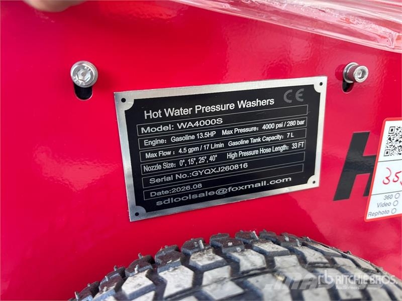 SDLOOL SL-WA4000S Hot Water Pressure Washer (Unuse Korkeapainepesurit