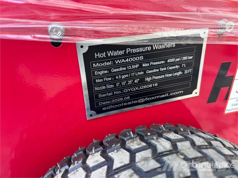 SDLOOL SL-WA4000S Hot Water Pressure Washer (Unuse Korkeapainepesurit