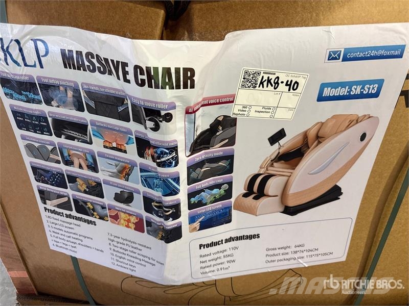 SKLP SK-S13 Electric Massage Chair (Unused) Other components