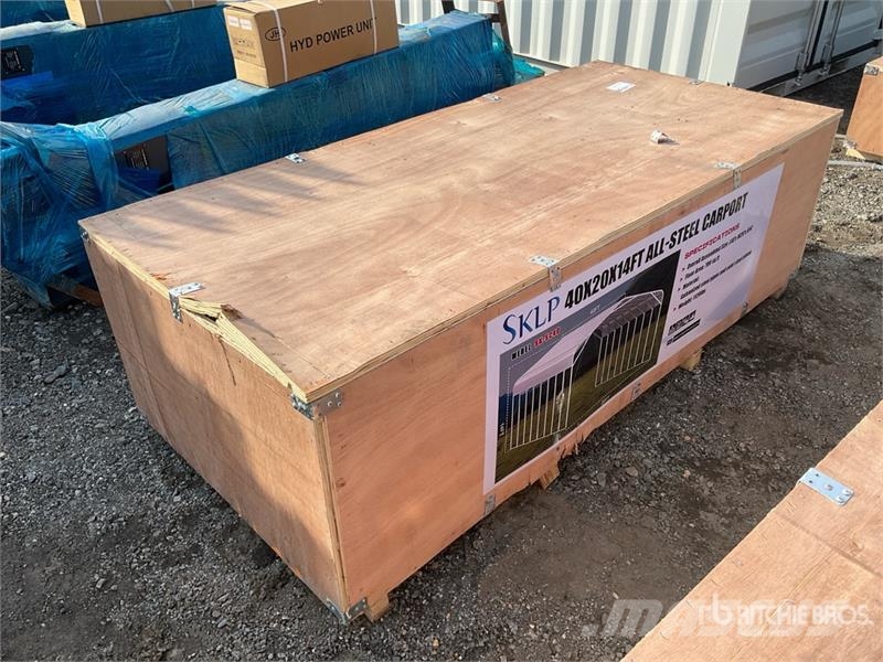 SKLP SK-SC40 20 ft x 40 ft Carport (Unused) Tērauda karkasa ēkas