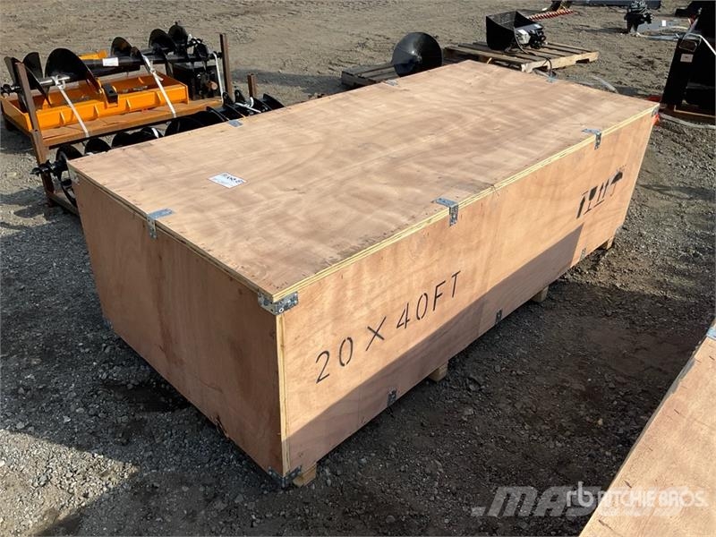 SKLP SK-SC40 20 ft x 40 ft Carport (Unused) Tērauda karkasa ēkas