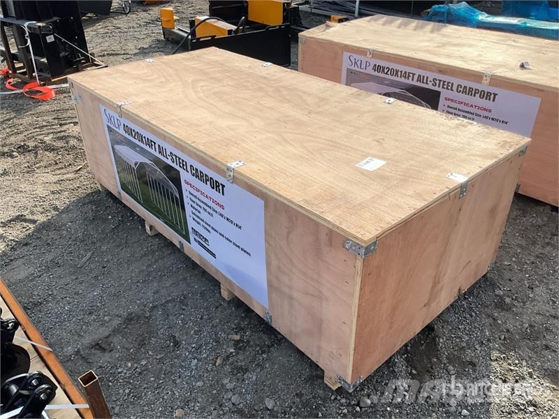 SKLP SK-SC40 20 ft x 40 ft Carport (Unused) Tērauda karkasa ēkas