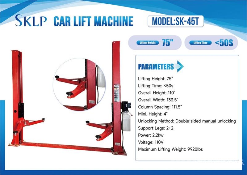 SKLP SK45T 2 Post 9920 lb Vehicle Lift (Unused) Gradbeništvo - drugo