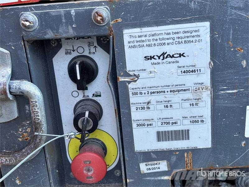 SkyJack SJ16 رافعات السارية الرأسية