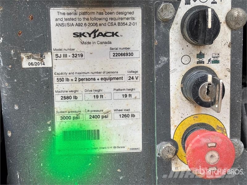 SkyJack SJ3219 Scissor lifts