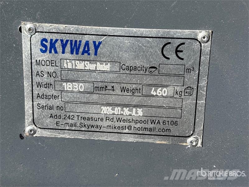  Skyway WBCT-4IN1 72 in Multi-Purpose Skid Steer Bu Kašike / Korpe