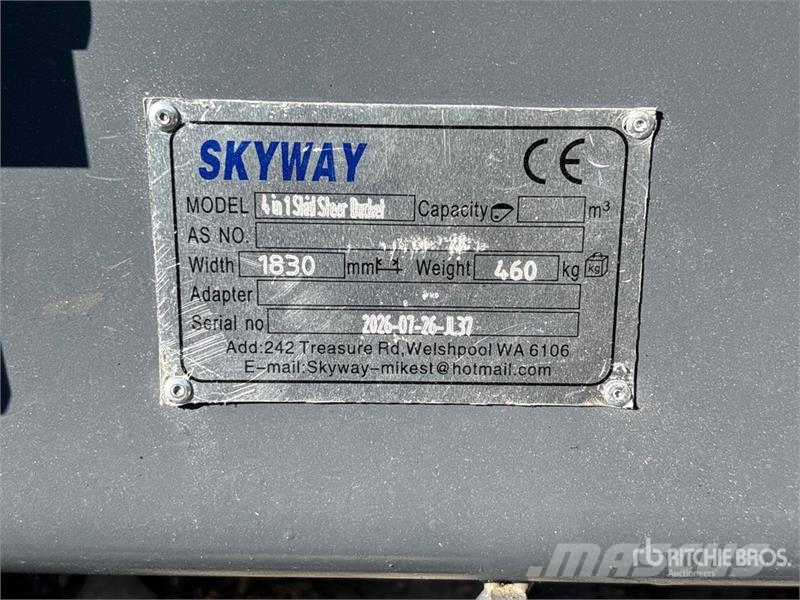 Skyway WBCT-4IN1 72 in Multi-Purpose Skid Steer Bu Kašike / Korpe