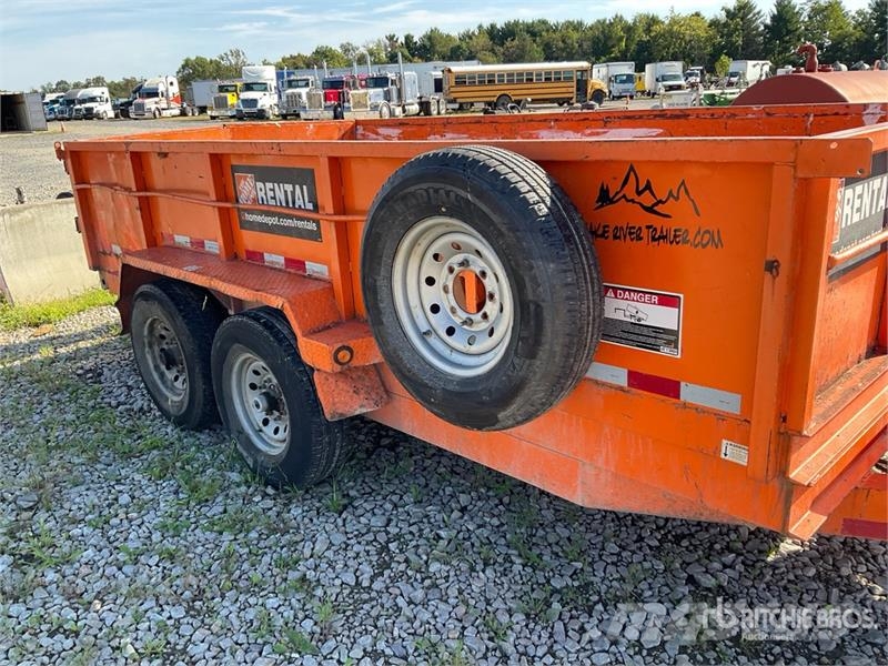 Snake River Dump Utility Trailer Remorque benne