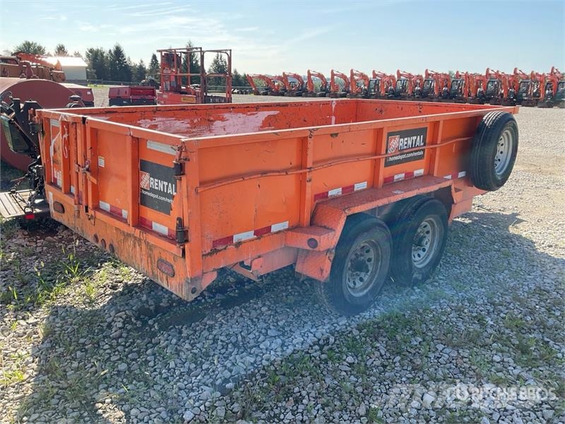 Snake River Dump Utility Trailer Remorque benne