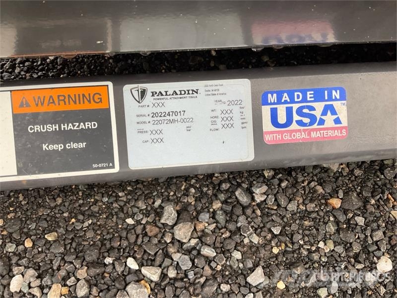 Stanley 22072MH-0022 72 in Skid Steer Broom Borstar & borstskopor