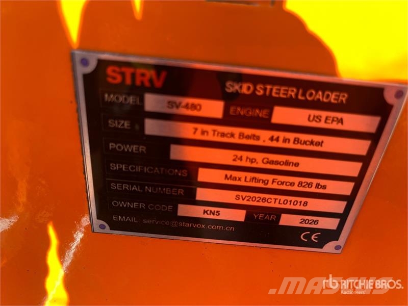  STARVOX SV-480 Mini Compact Track Loader (Unused) Minilæsser - skridstyret
