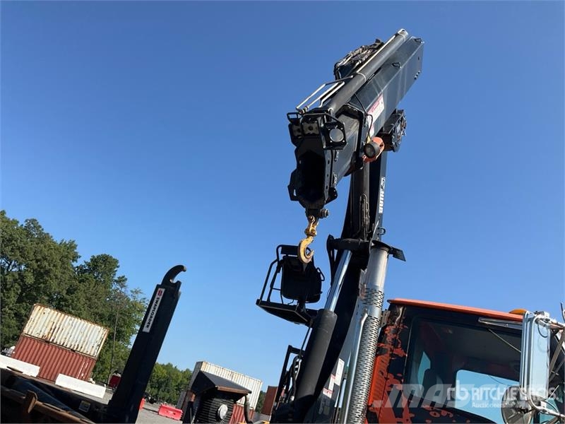 Sterling L9500 6x4 Hooklift Truck w/ Hiab Knuckle Boom Camiones polibrazo