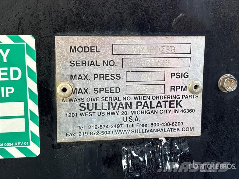 Sullivan D185 Kompresori