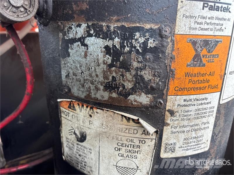 Sullivan Palatek D210H Mobile Air Compressor Kompresory