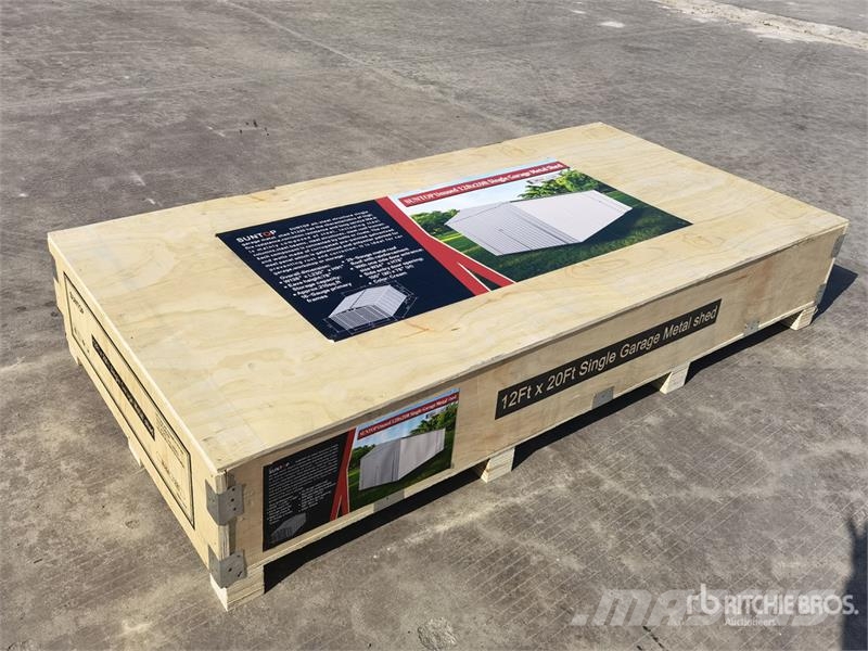  SUNTOP S1220 12 ft x 20 ft Metal Shed (Unused) Čelični okviri za građevine